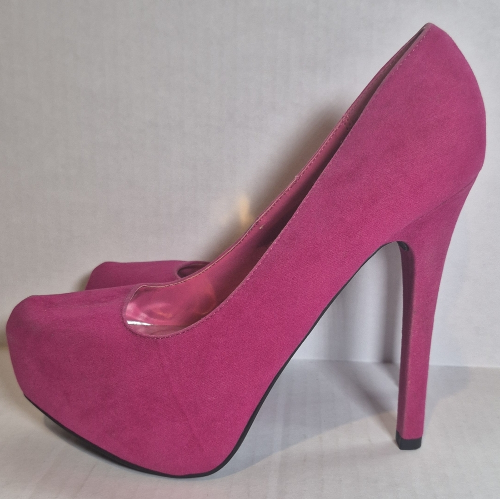 Body Central Stiletto Pumps (indaclub🫰🏾) Hot Pink 7M - Picture 3 of 6